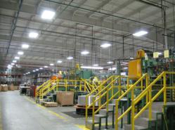 CONVERTED FROM 1000 WATT METAL HALIDE HIGH BAYS TO T5'S
